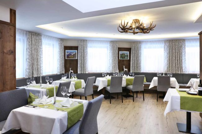 Restaurant im Hotel Alpenrose Zauchensee