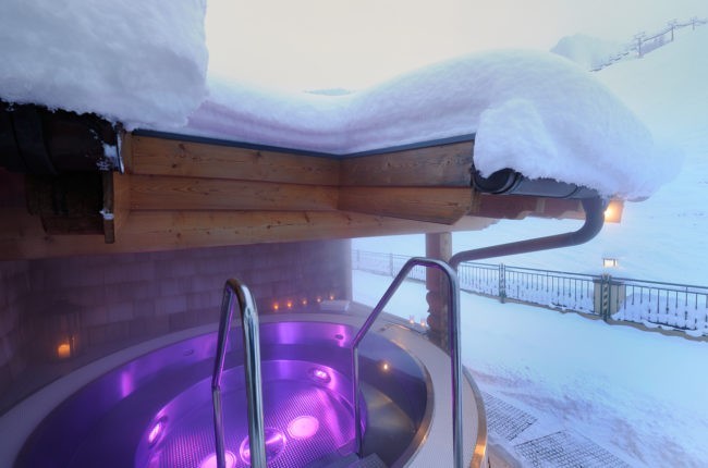 Hotel Alpenrose - Whirlpool im Freien