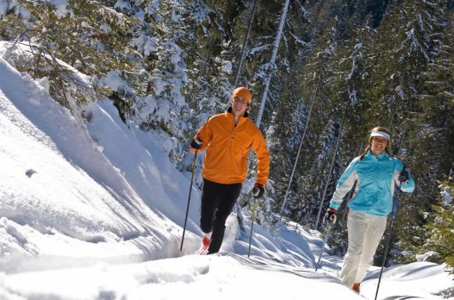 Cross-country skiing around the hotel Alpenrose